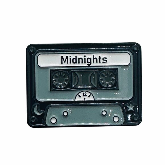 ✨Midnights Album Tape Taylor Swift Enamel Pin Badge Album Cover Radio Cassette✨ - Picture 5 of 5